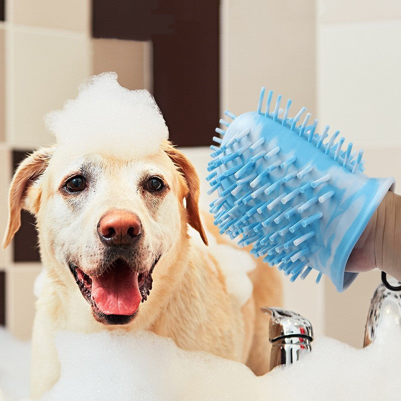 2 in 1 Dog Paw Cleaner Cup Portable Pet Foot Washer Brush