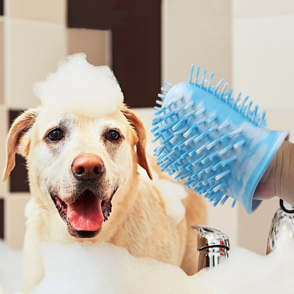 2 in 1 Dog Paw Cleaner Cup Portable Pet Foot Washer Brush
