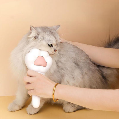 Pet Massage Hair Removal Comb Paw Shaped Grooming Brush