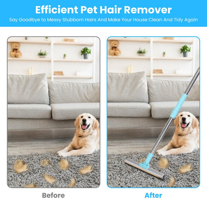 Pet Hair Removal Rake Adjustable Telescopic Lint Shaver