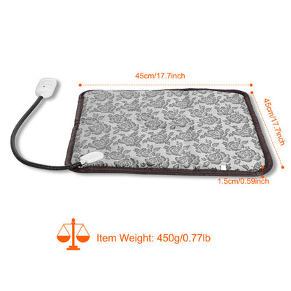 Pet Heating Pad Waterproof Adjustable Warm Blanket
