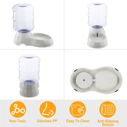 Automatic Gravity-Flow Pet Waterer