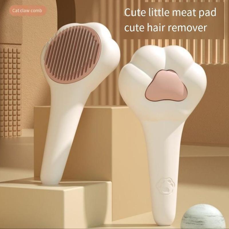 Pet Massage Hair Removal Comb Paw Shaped Grooming Brush