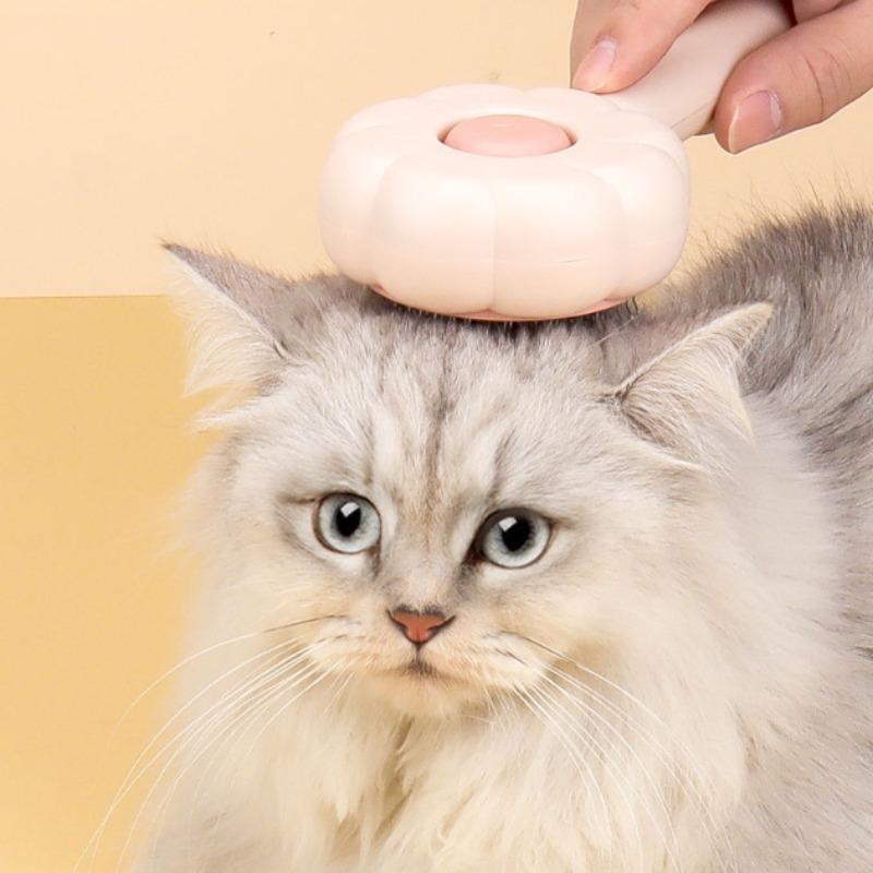 Pet Massage Hair Removal Comb Paw Shaped Grooming Brush
