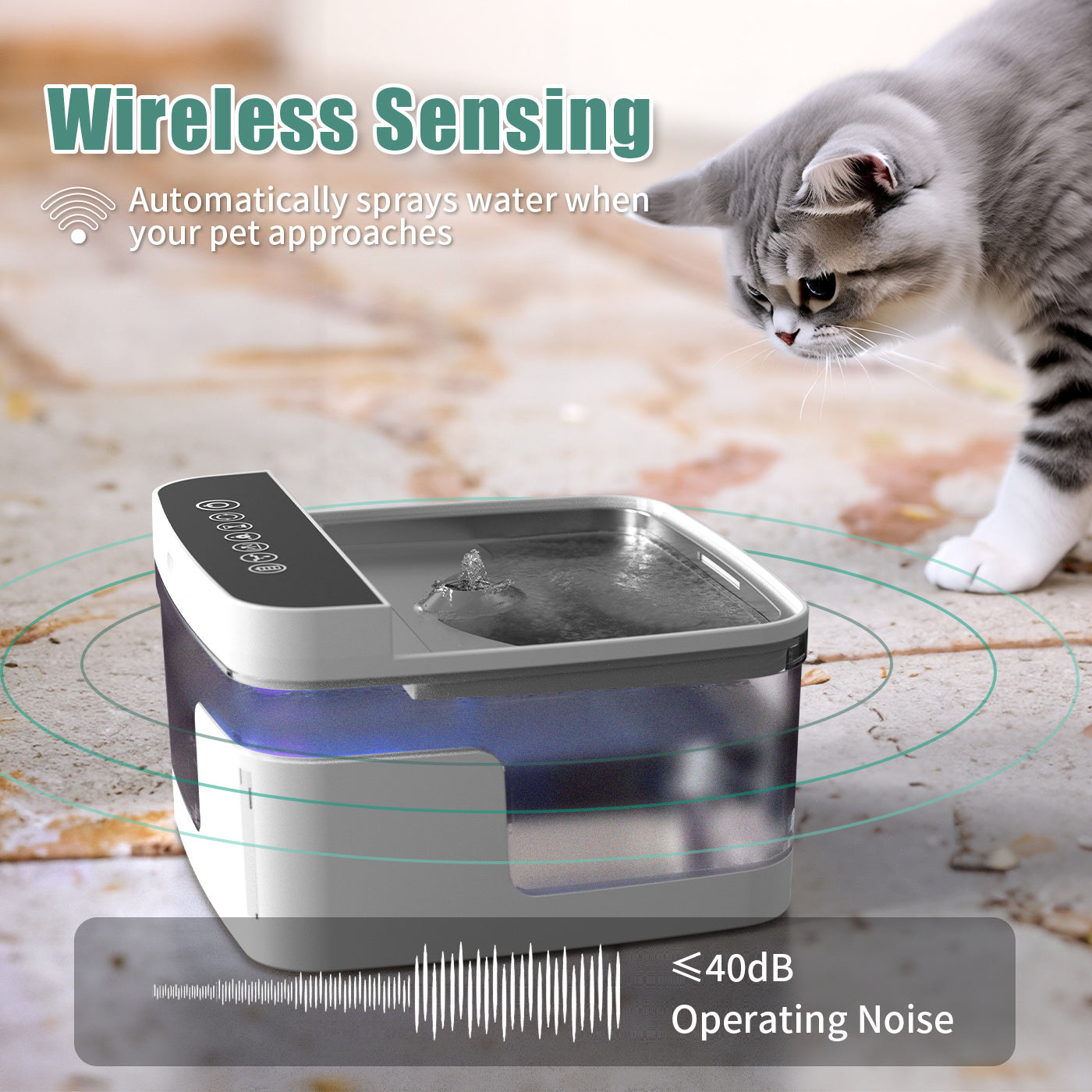 Automatic Pet Water Dispenser for Cats and Dogs