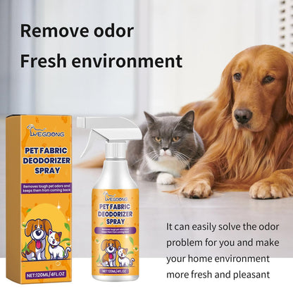 Pet Fabric Deodorizer Spray Long Lasting Air Freshener