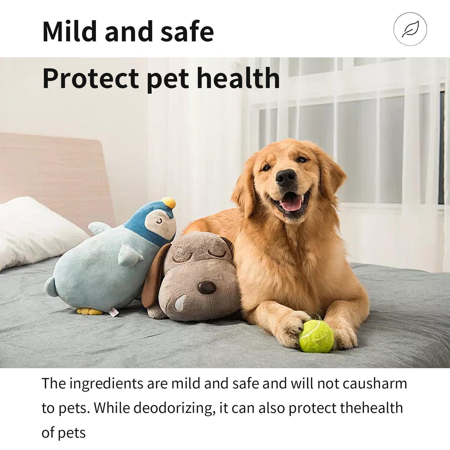 Pet Fabric Deodorizer Spray Long Lasting Air Freshener