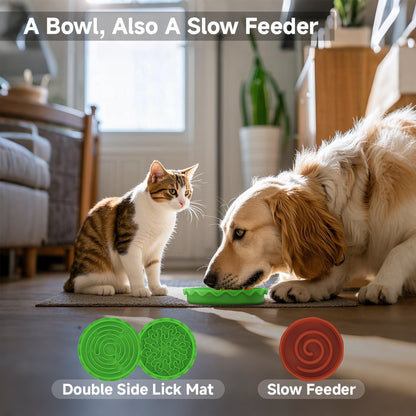 Hamburger Pet Bowl Multi Layer 5 in 1 Feeding Set