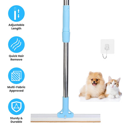 Pet Hair Removal Rake Adjustable Telescopic Lint Shaver