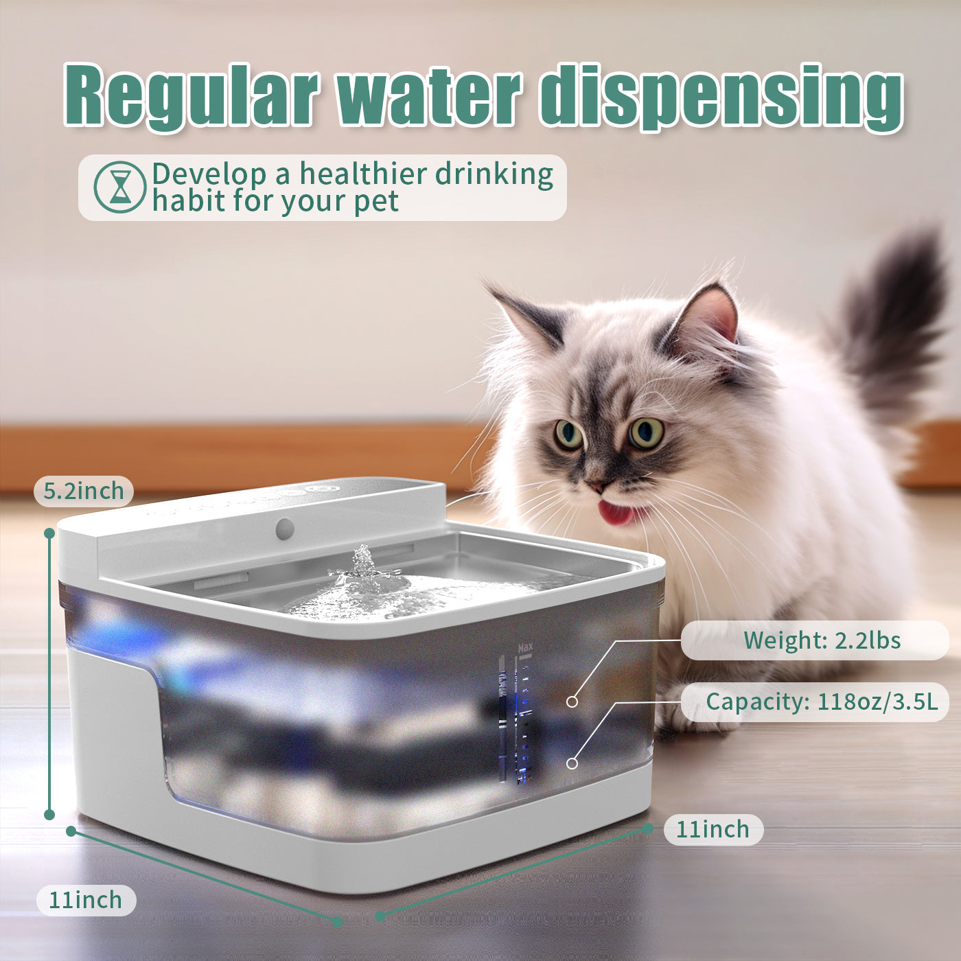Automatic Pet Water Dispenser for Cats and Dogs