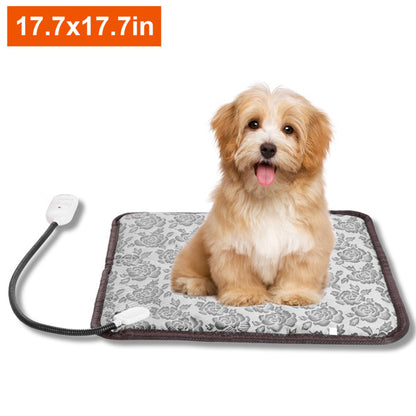 Pet Heating Pad Waterproof Adjustable Warm Blanket